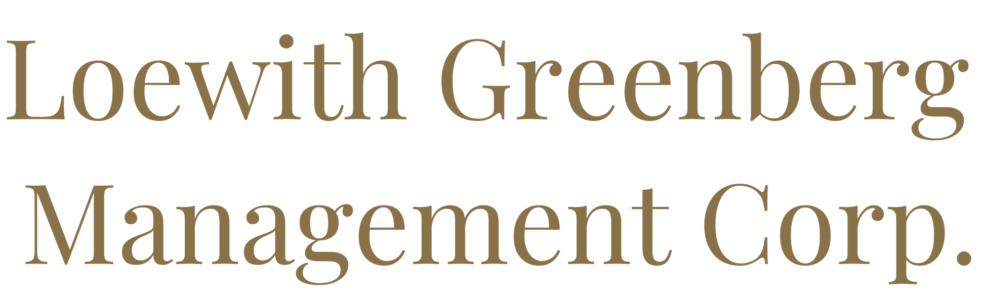 Loewith Greenberg Management Corp.